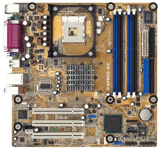 Asus P4P800-MX INTEL 865GV SOCKET-478 PENTIUM-4 DDR 400MHZ MOTHERBOARD