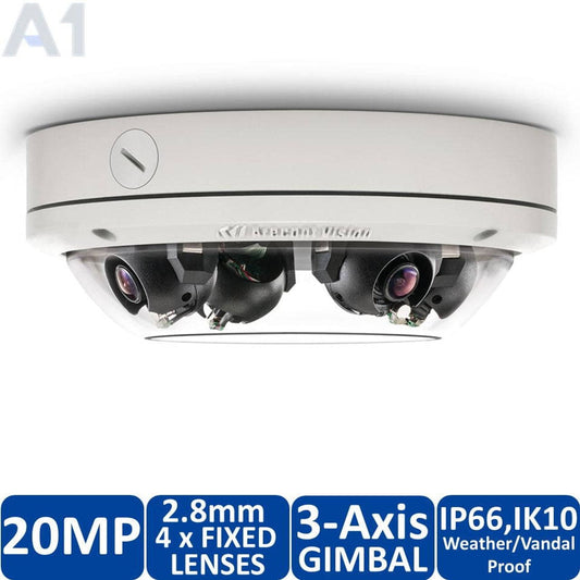 Arecont Vision AV20275DN-28 20MP 2.8MM CMOS Dome Camera