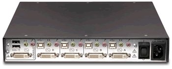 Avocent SC4UAD SwitchView 4-Port DVI-I/USB Switch 520-456-504