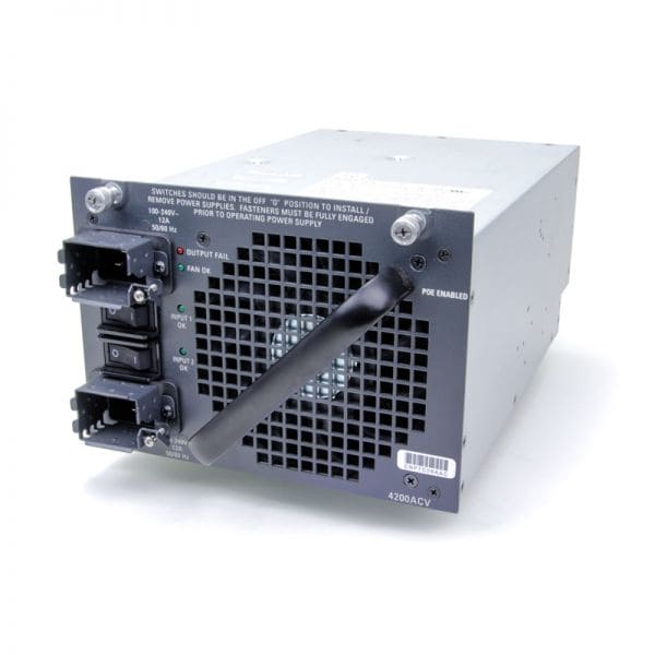 Cisco Systems PWR-C45-4200ACV 200Volts AC Proprietary Power Supply Unit For Cisco Catalyst 4500 Series Switches