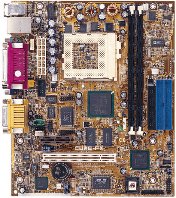 Asus Socket 370 m-ATX Motherboard with Aud/Video/& Lan