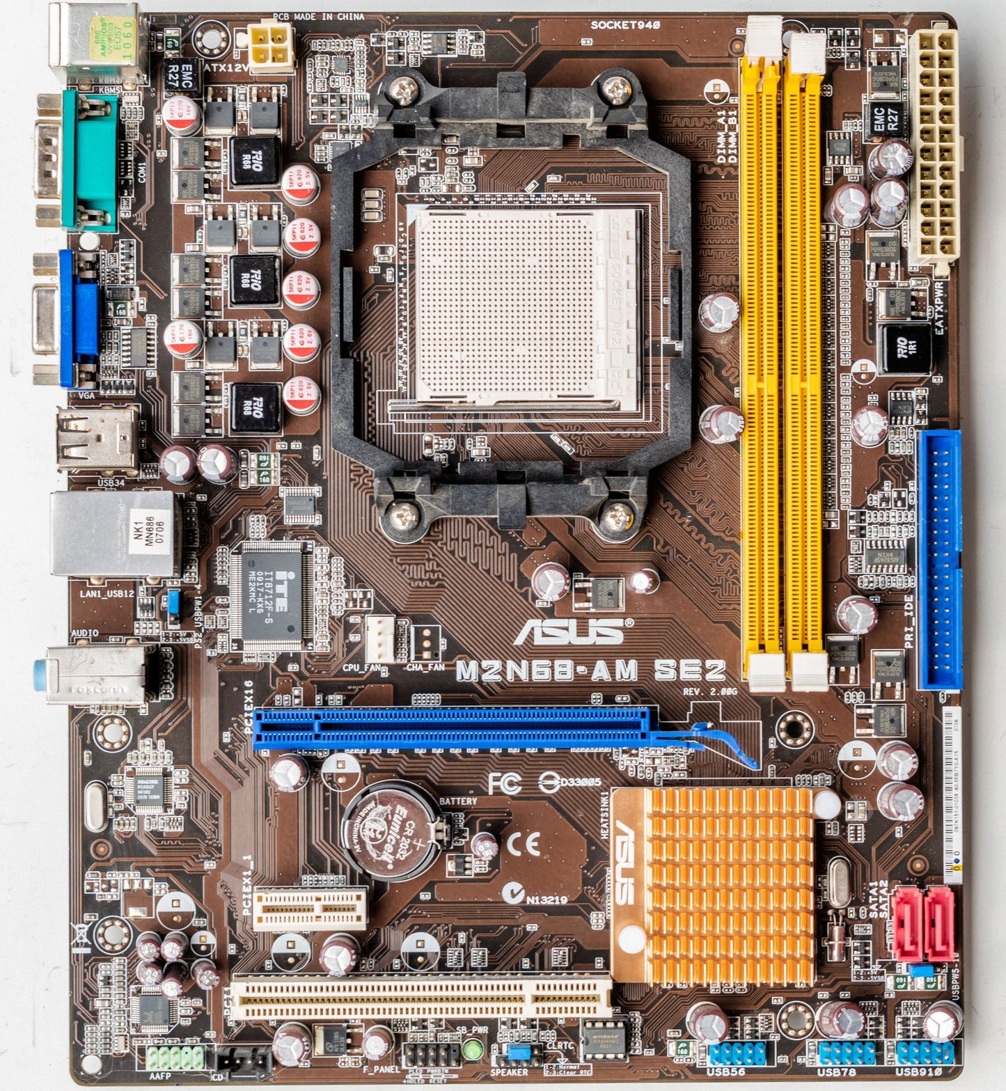 Asus M2N68-AM SE2 NVIDIA GEFORCE 7025 SOCKET-AM2 ATHLON 64 1000MHZ MICRO ATX MOTHERBOARD