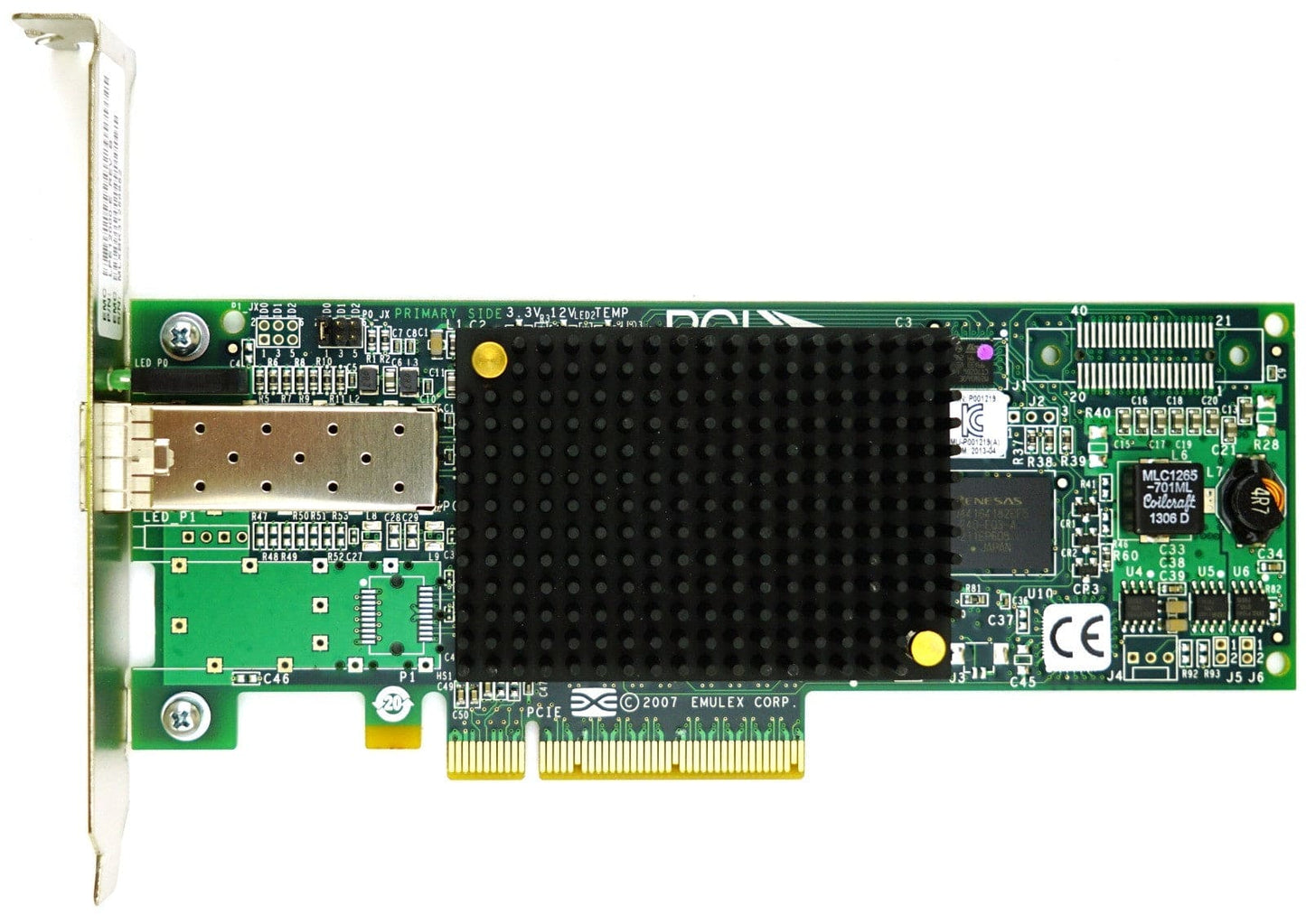 EMULEX LPE12000-M8 8GB FIBRE CHANNEL PCIe 2.0 HOST BUS ADAPTER