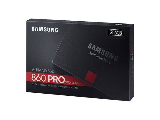 Samsung MZ-76P256BW / MZ-76P256E 860 PRO 256GB SATA-III 6Gbps 2.5-Inch Solid State Drive