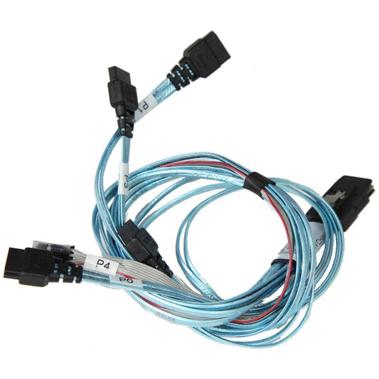 Supermicro CBL-0188L 2ft IPASS to 4xSATA Cable