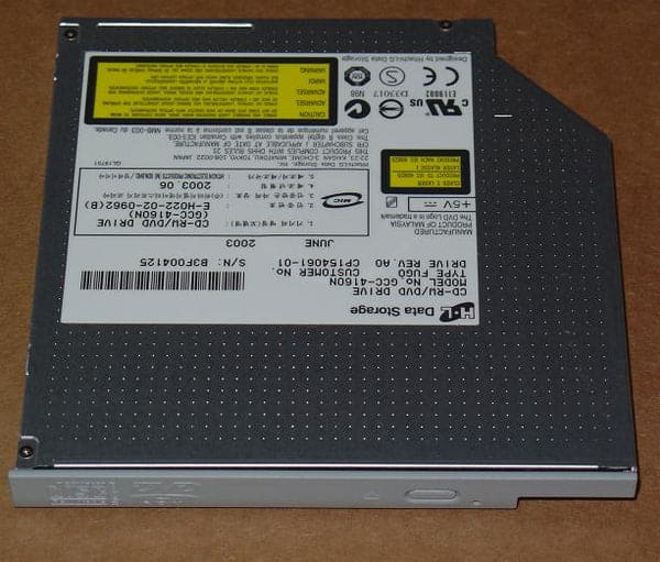 HL GCC-4160N Slim 16x-10x-24x+8x CDRW+DVD Drive