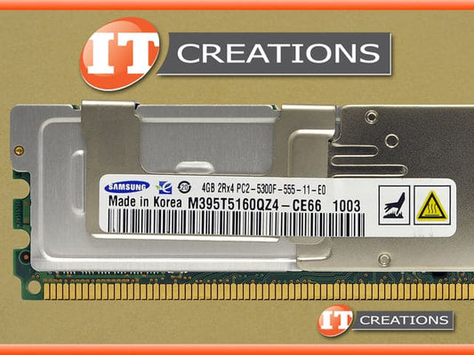 Samsung 4GB 667MHz PC5400 DDR2 240pin ECC DIMM P/N: M395T5160QZ4-CE66