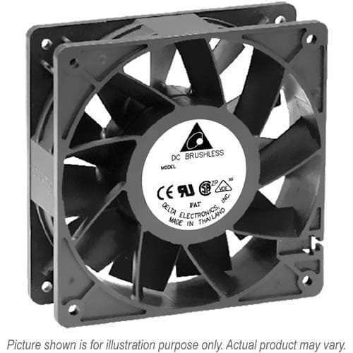 Delta Electronics PFC1212DE DC Brushless Fan 12V 4.8A rpm