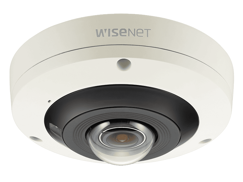 Hanwha Techwin PNF-9010RV Wisenet P 12MP Day-Night Fisheye Dome Camera