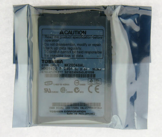 Toshiba 20GB 4200RPM ATA-100 2MB Cache 1.8-inch Internal Hard Drive - MK2004GAL