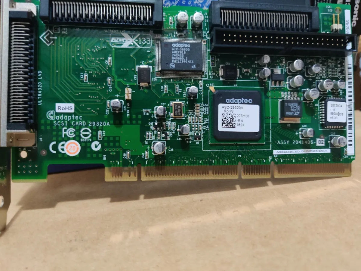 ADAPTEC ASC-29320A PCI-X U-320 SCSI RAID CONTROLLER CARD