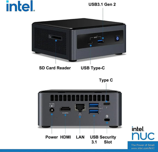 Intel BNUC11TNHV50L00/ NUC11TNHV50L 11th Core i5-1145G7 4.4GHz DDR4-3200 2.5-Inch NUC Kit