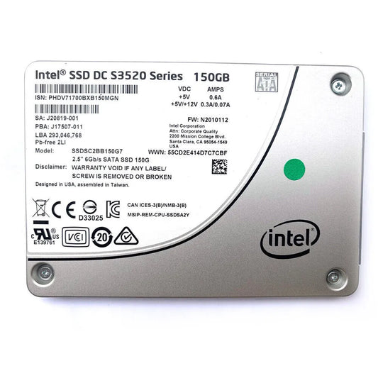 Intel SSD SSDSC2BB150G701 DC S3520 Series 150GB 2.5inch SATA 6Gb