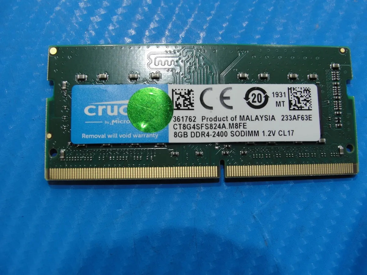 Crucial CT8G4SFS824A.M8FE 8GB DDR4-2400MHz Non ECC Memory Module