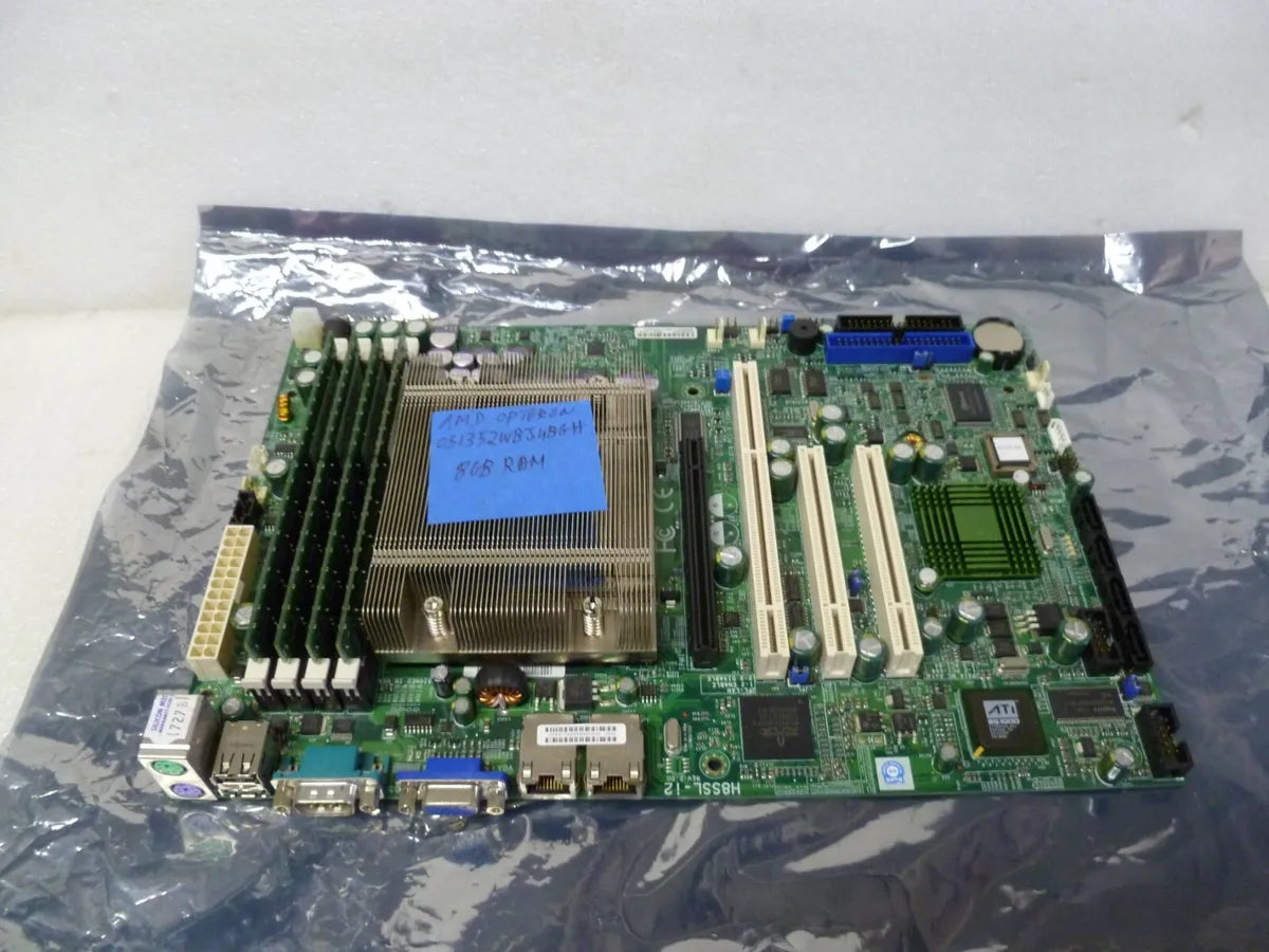 SUPERMICRO H8SSL-I2 SERVERWORKS HT1000 SOCKET-AM2/940-PIN UDMA-100 SATA VIDEO LAN ATX MOTHERBOARD