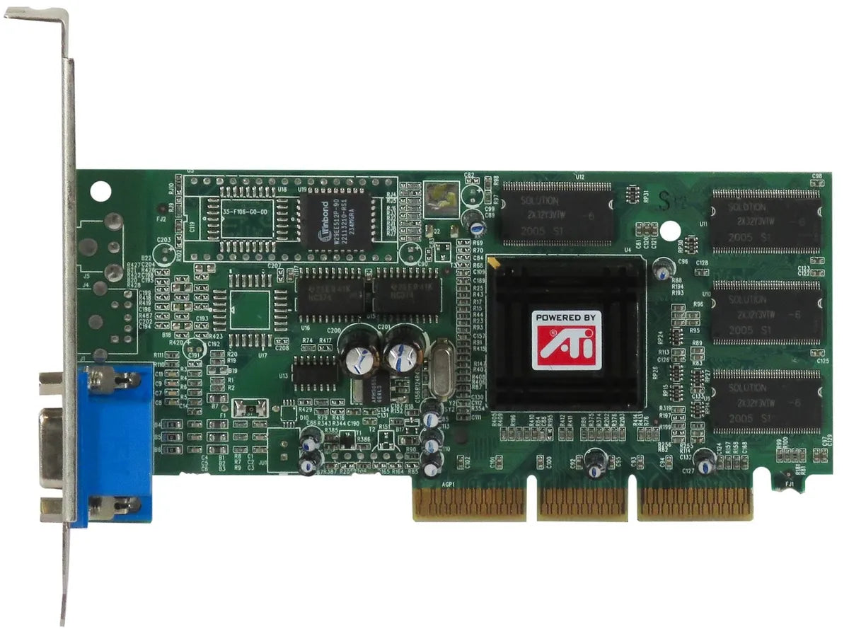 ATI Rage 1024-F106-0D-SA 128Pro 32MB AGP VGA Video Card