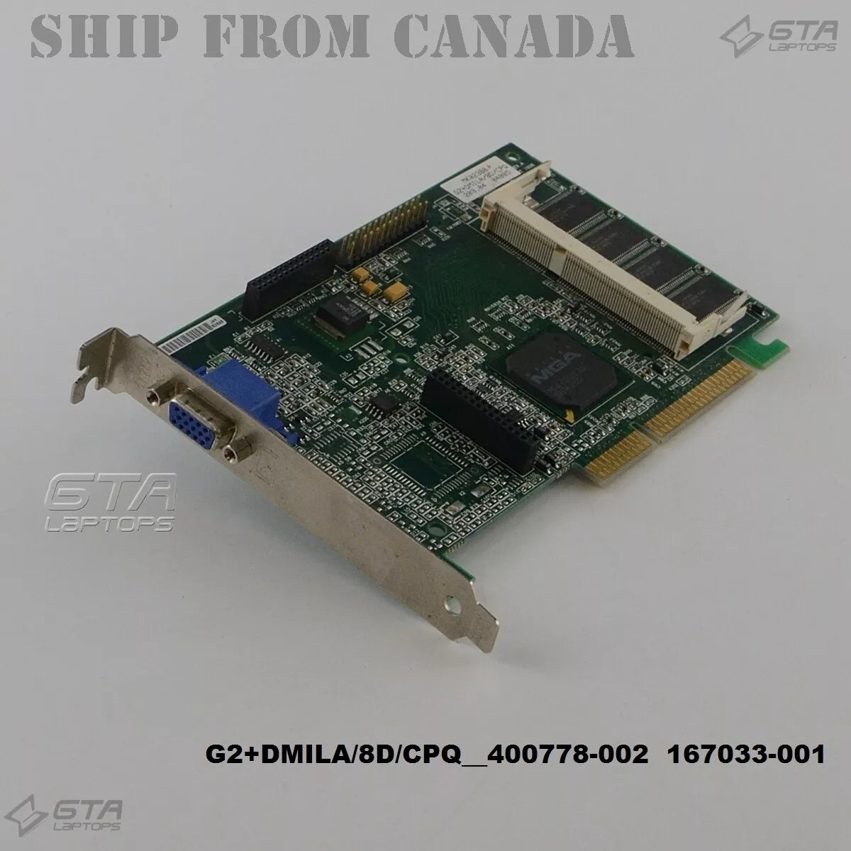 Matrox / HP 8MB AGP Video Card VGA Output