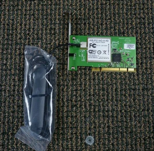 Cisco AIR-PI21AG-A-K9 AIRONET 802.11 A/B/G WIRELESS PCI NETWORK ADAPTER