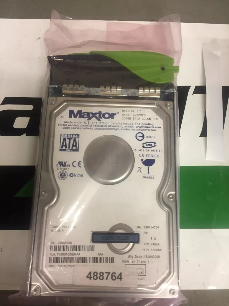 Maxtor MAXLINE III 7V300F0 300GB SATA-300 7200RPM 3.5' HARD DRIVE