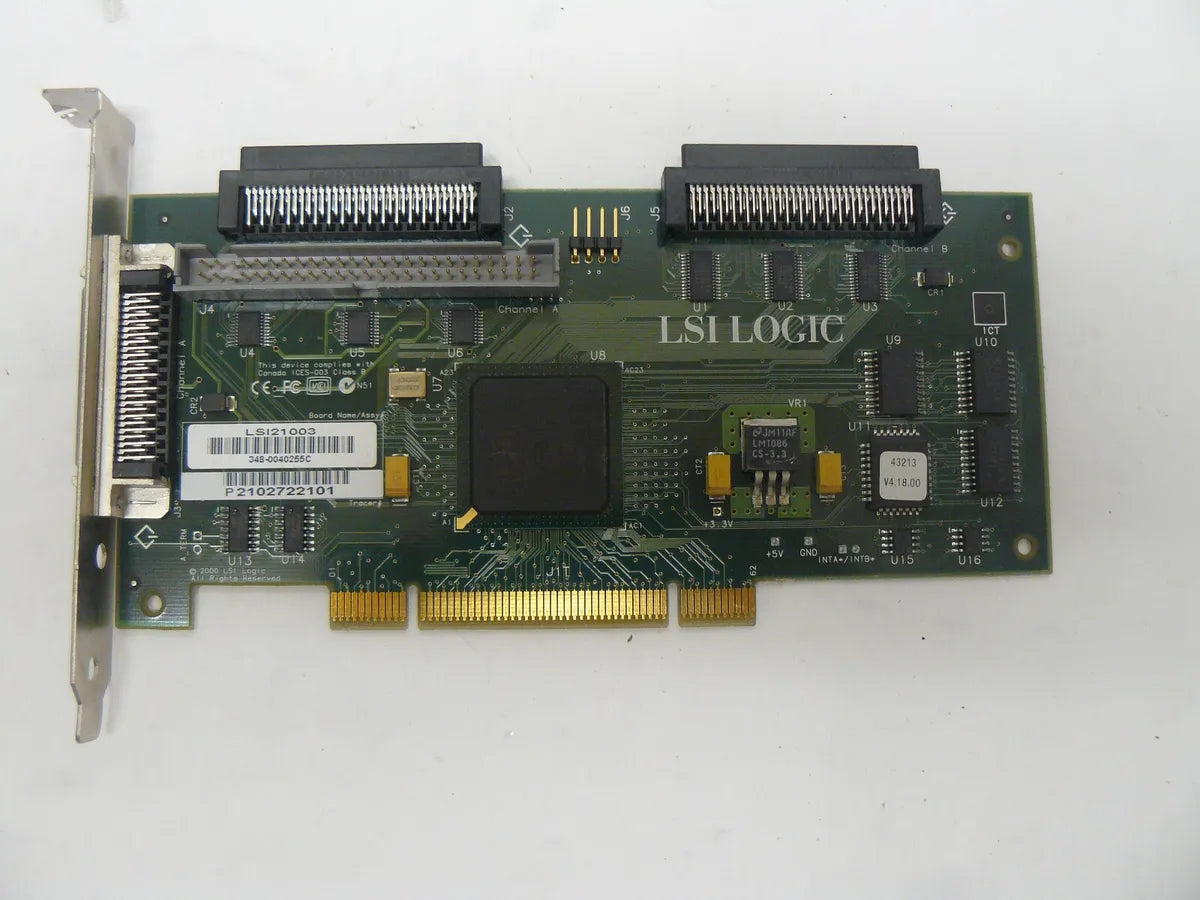 LSI Logic LSI21003 2-Channel U160 SCSI Controller Card