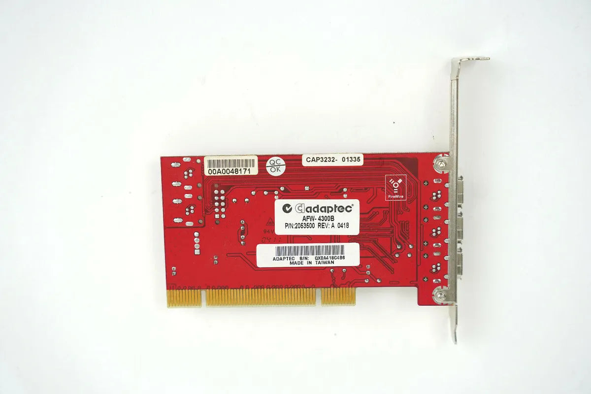 ADAPTEC AFW-4300B 3-PORT FIREWIRE IEEE1394 PCI CONTROLLER CARD