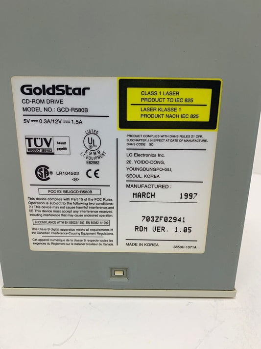 Golstar GCD-R580B 8X Internal IDE/ATAPI CD-Rom Drive