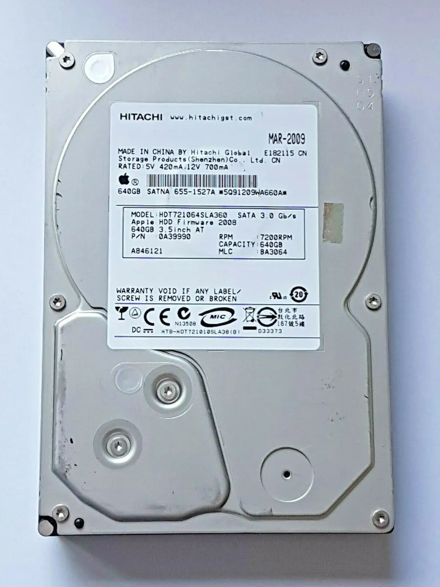 Hitachi Deskstar 7K1000.B 640 GB Internal hard drive - 300 MBps - 7200 rpm