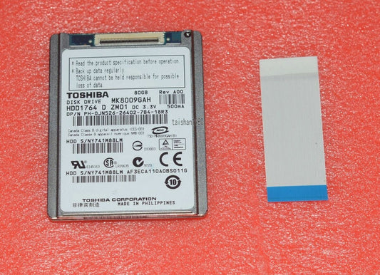 Toshiba 80GB 1.8" MICRO DRIVE ZIF CONNECTION