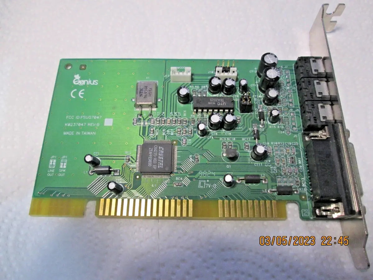 GENIUS CRYSTAL K0237047 REV:B ISA SOUND CARD