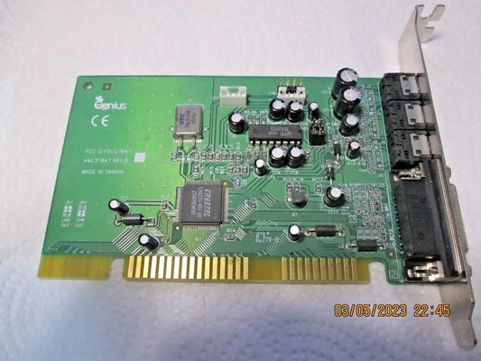 GENIUS CRYSTAL K0237047 REV:B ISA SOUND CARD