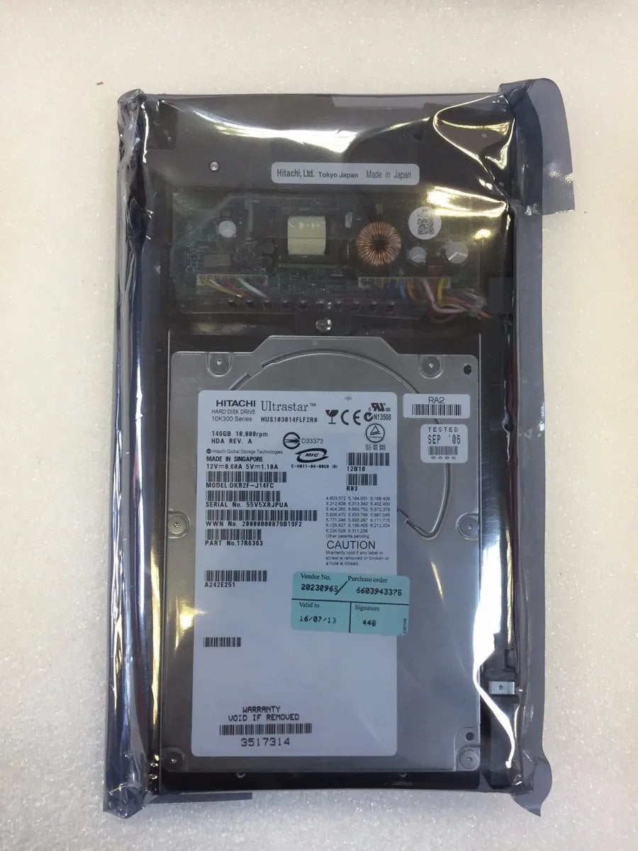 Hitachi DKR2F-J14FC ULTRASTAR 10K300 146GB 10KRPM 3.5" FIBRE CHANNEL HARD DRIVE