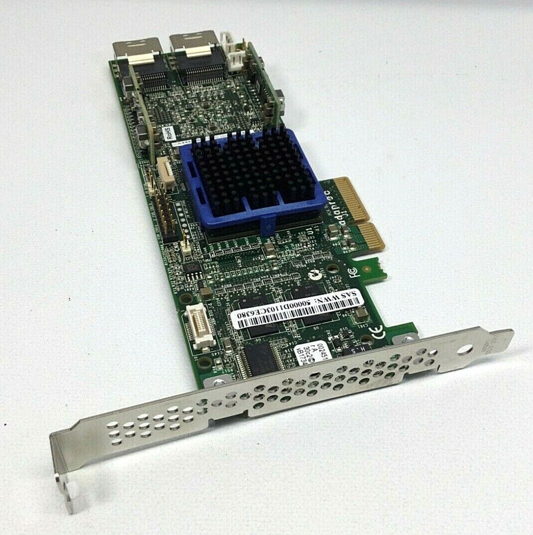 Adaptec 2252100-R PCIe x4 SATA / SAS 3805 KIT Controller Card