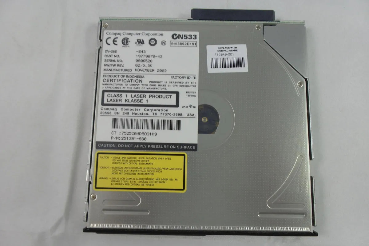 Teac DV-28E-B43 - DVD-ROM drive - IDE - 24x (CD) / 8x (DVD)