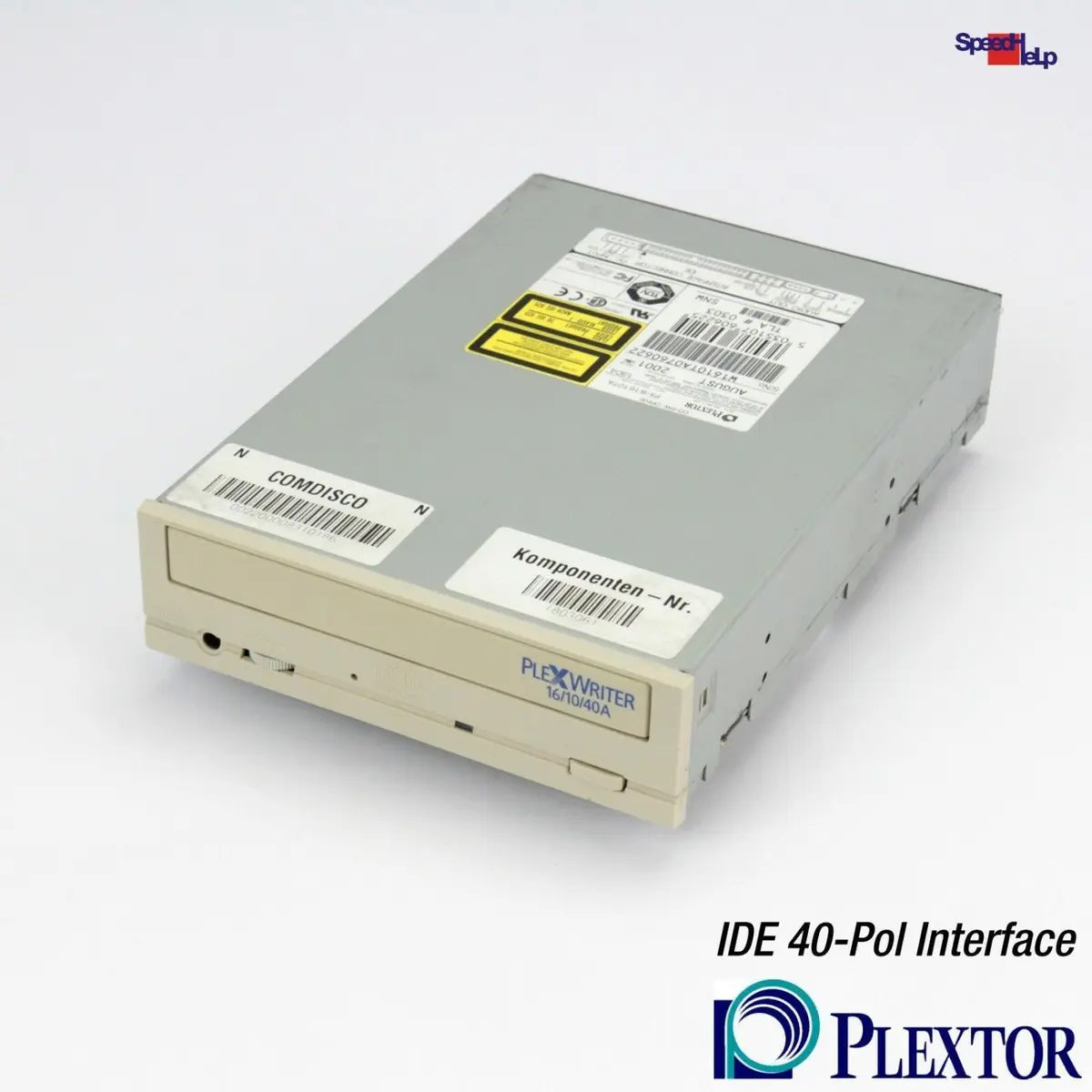 Plextor PX-W1610TA 16x10x40x Internal IDE / ATAPI 2MB Buffer Desktop CD-RW Drive