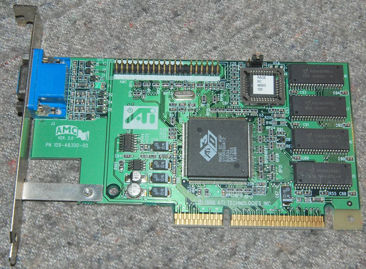 ATI RAGE II C AGP 8MB VIDEO CARD