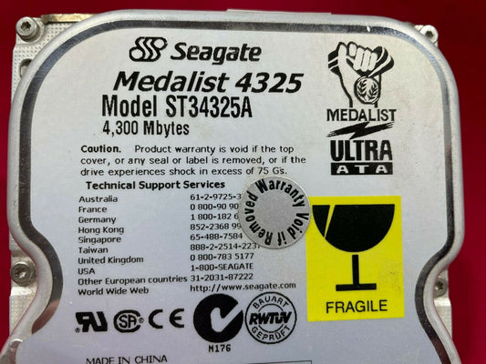 Seagate 4.30GB 3.5" HARD DRIVE