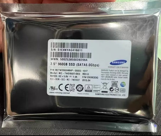 SAMSUNG Data Center Series SV843 MZ7WD960HMHP-00003 960GB 7mm SATAIII SSD