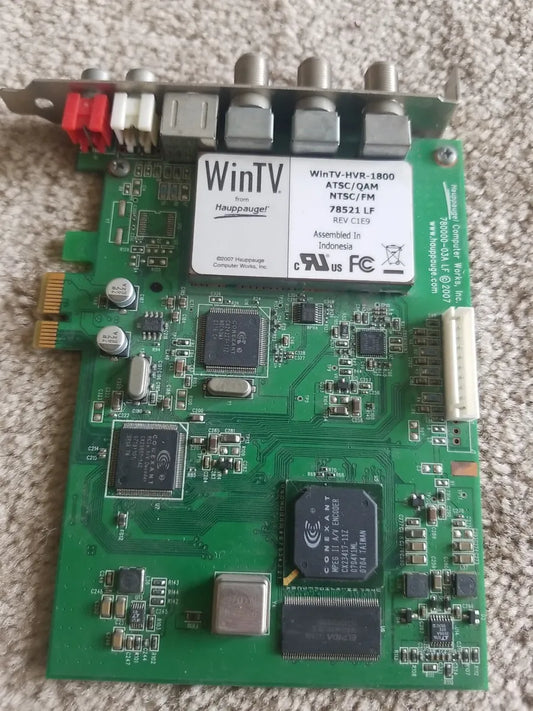 HAUPPAUGE WinTV-HVR-1800 COMBO TV TUNER CAPTURE CARD