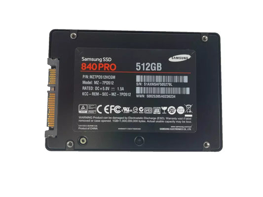 Samsung 840 Pro SSD 512GB (MZ-7PD512) SATA III 6Gb/s 2.5" 7mm MZ7KN512HMJP