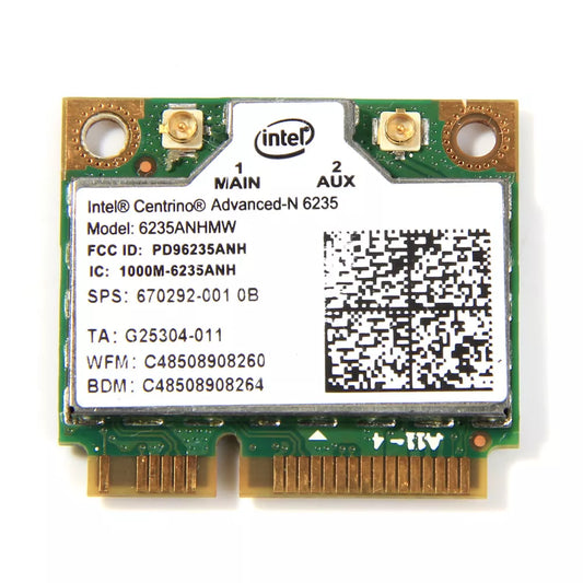 Intel Centrino 6235ANHMW N600 Mini PCI Express Bluetooth 4.0 - Wi-Fi/Bluetooth Combo Adapter