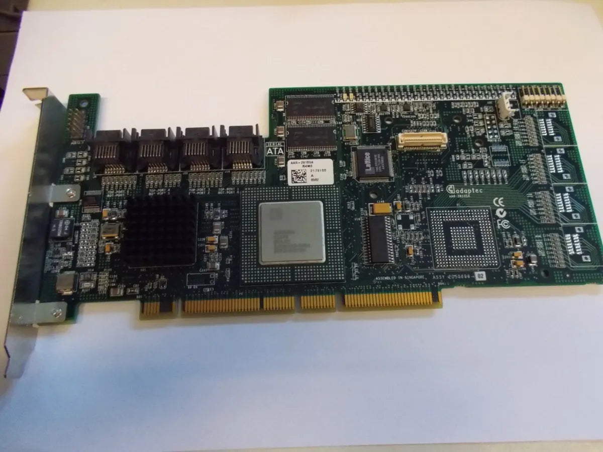 ADAPTEC 2810SA / AAR-2810SA 64MB PCI 8-PORT SERIAL ATA RAID CONTROLLER CARD