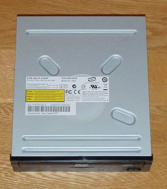 LITE-ON Black 16X DVD-ROM 48X CD-ROM IDE DVD-ROM Drive Model DH-16D2P-04