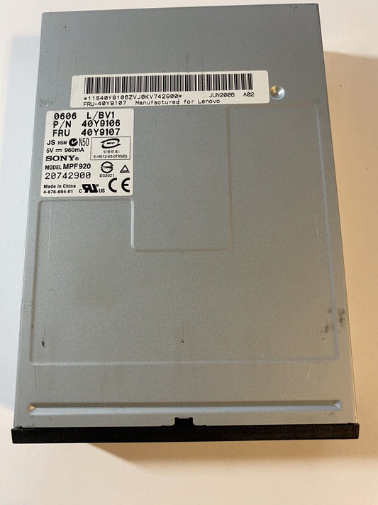 Sony 1.44 Floppy Drive Black