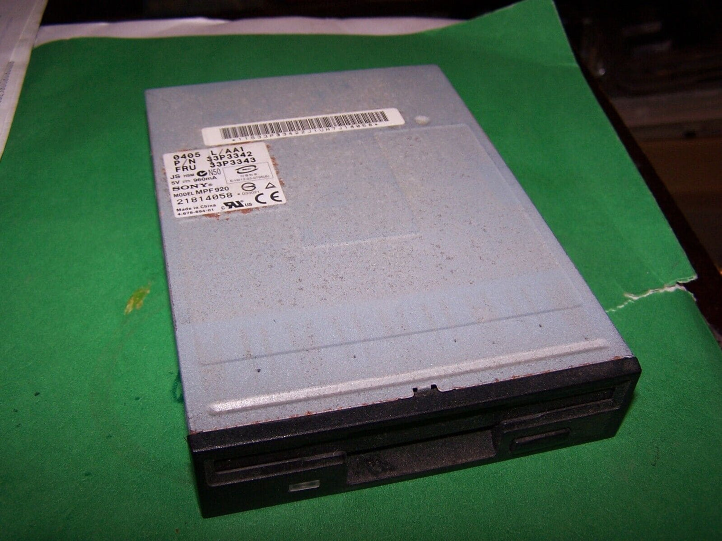 Sony Model MPF920 T/B53 Internal 3.5 Inch Floppy Disk Drive