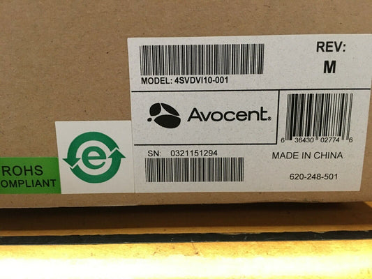 Avocent 4SVDVI10 Switchview 4 Port DVI Network KVM Switch