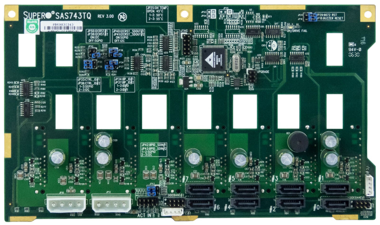 Supermicro CSE-SAS-743TQ SAS / SATA Hard Drive Backplane