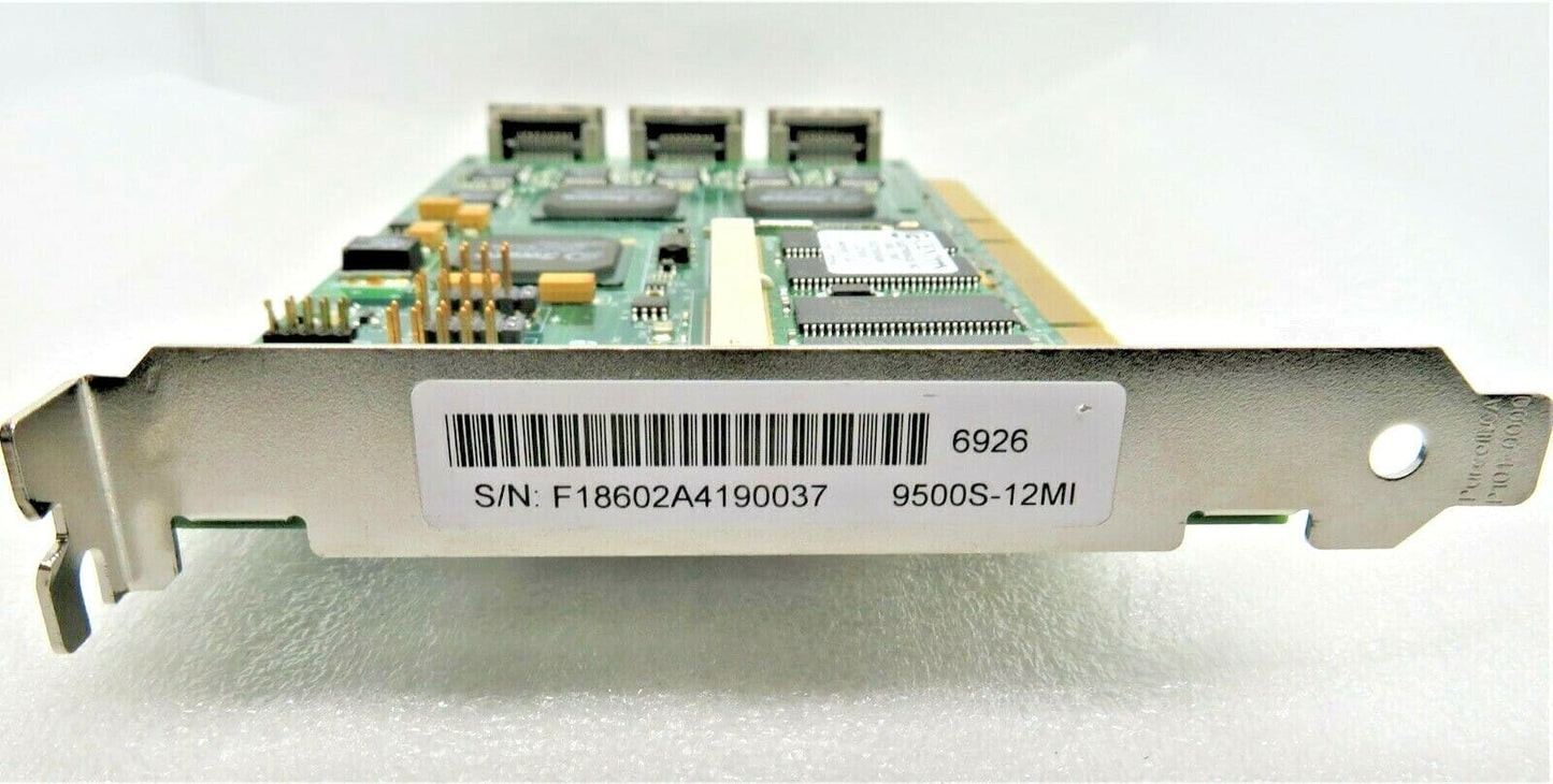 3WARE 9500S-12MI 12-PORT 128MB SERIAL ATA RAID CONTROLLER CARD