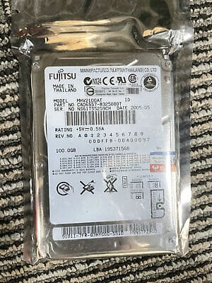 HDD 100GB 4200RPM 9.5MM 2.5"?396688-001 /  39455-001