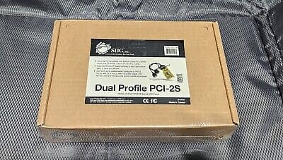 SIIG JJ-P20211-S6 Dual Profile 16550 2-Port RS232 Serial I/O Card