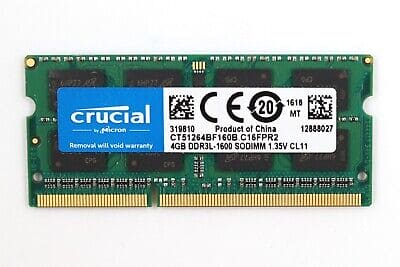 Crucial CT51264BF160B.C16FER2 4GB DDR3L-1600MHz Memory Module